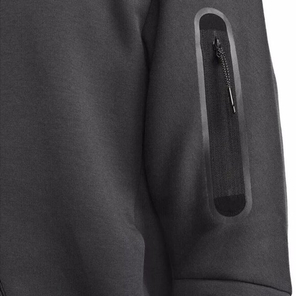 Nike Men's Tech Fleece Pullover Graphic Hoodie Anthracite Gray Sz S - Picture 15 of 15